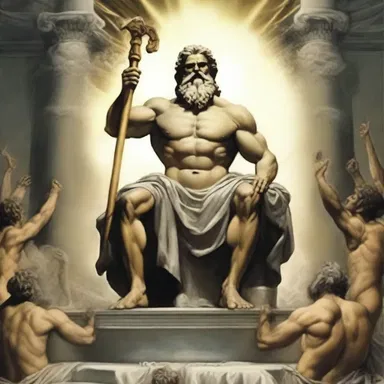 According to Greek mythology, Zeus punished mankind with various hardships due to their inadequacy in worshiping the gods.
