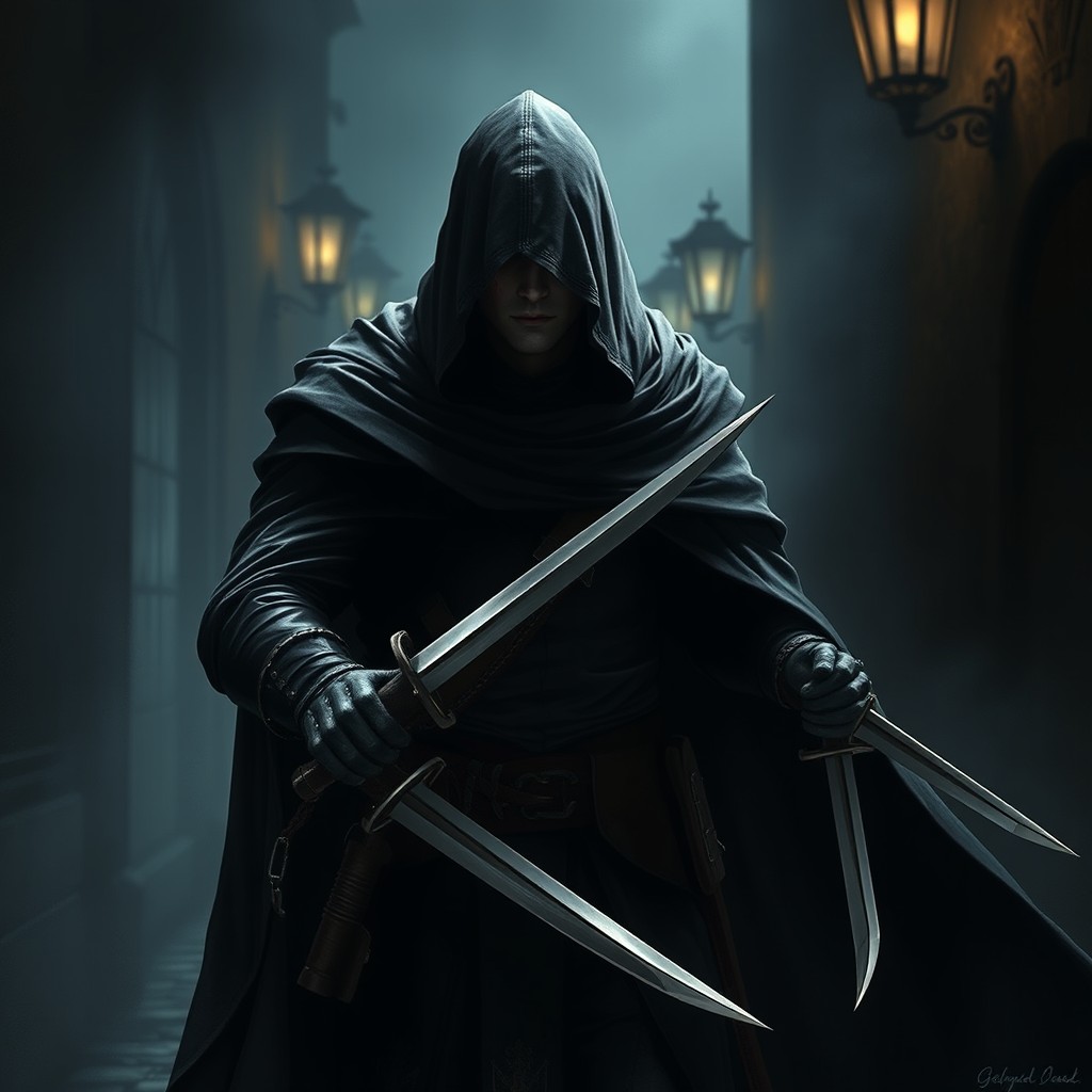A former royal guard who becomes a cunning rogue after the assassination of the king