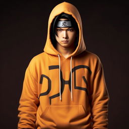 Kakashi Hatake from Naruto, wearing a trendy hoodie that has the word 'Flixer' inscribed on it in a stylish font.