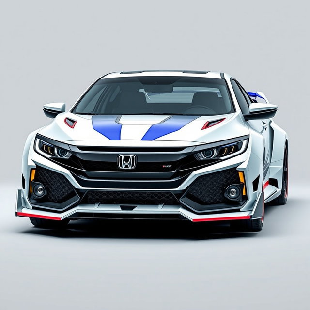 Boldly Futuristic: 2025 Honda Civic Facelift Meets Gundam RX-78-2