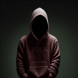 A mysterious figure with his face hidden, bundled in a cozy hoodie. The word 'Flixer' is stylishly inscribed on the hoodie.