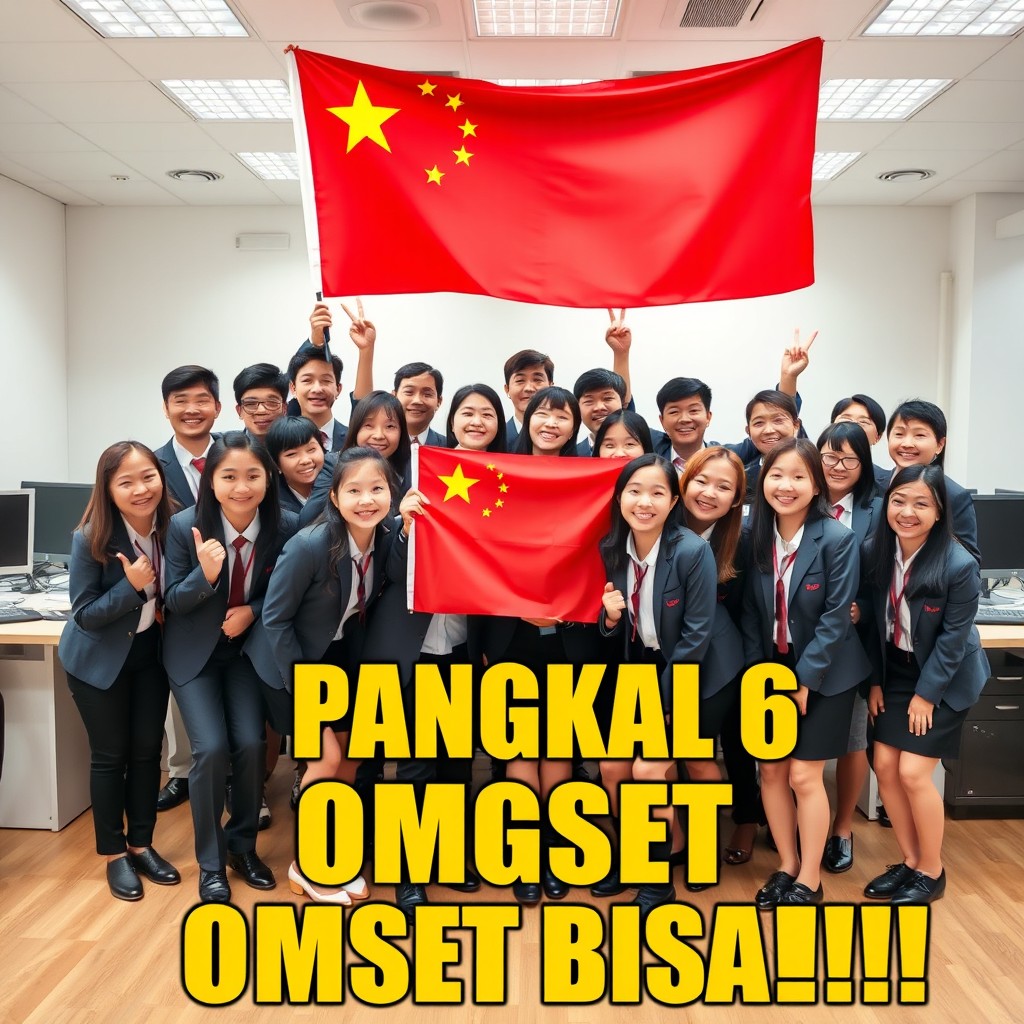 A vibrant group photo featuring 20 cheerful teenagers, both boys and girls, all wearing smart office attire