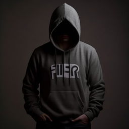 A mysterious figure with his face hidden, bundled in a cozy hoodie. The word 'Flixer' is stylishly inscribed on the hoodie.