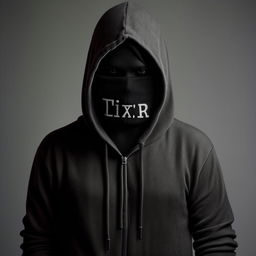 A mysterious figure with his face hidden, bundled in a cozy hoodie. The word 'Flixer' is stylishly inscribed on the hoodie.