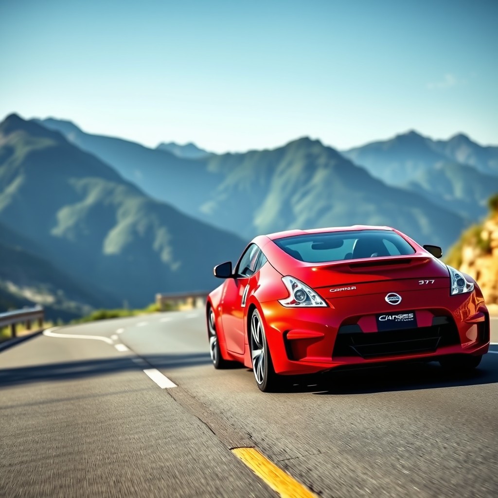Unleash the Thrill: Nissan 370Z on Mountain Roads