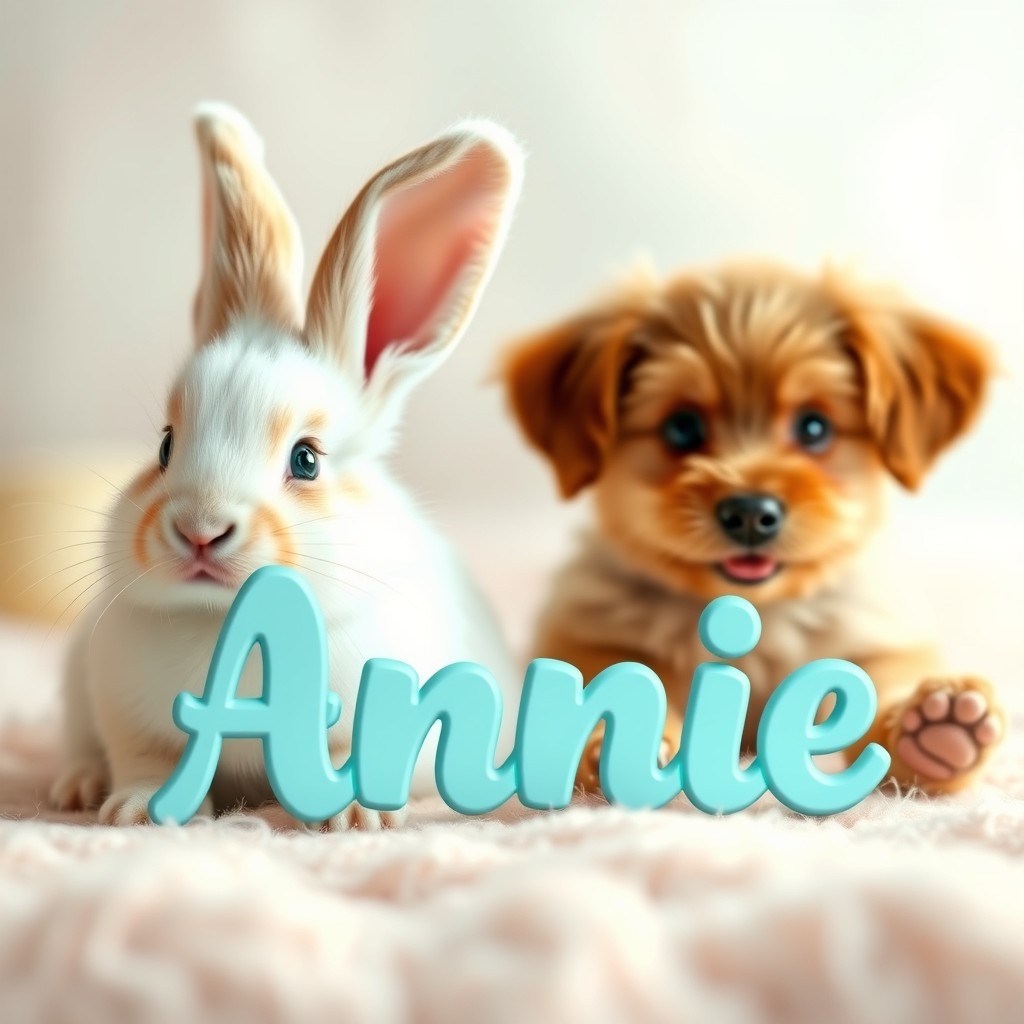 A charming and cute profile picture featuring the name 'Annie' prominently displayed in a playful, whimsical font