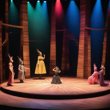The magical world created on stage transported the audience in the parquet circle into a realm of fantasy.