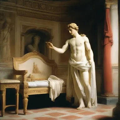 In Greek mythology, the god Apollo used his drawing room as a secret sanctuary to meet with his lover Daphne.