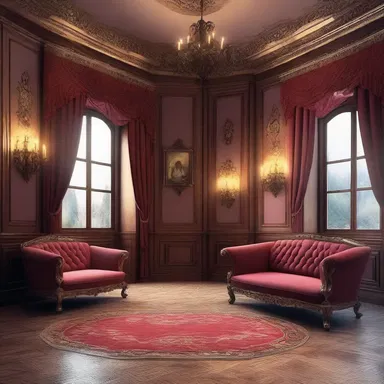In the world of fantasy literature, the protagonist discovered a hidden drawing room within the enchanted castle.