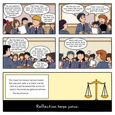 Honesty in Group Work: A Classroom Comic Strip