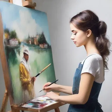 To become a renowned painter, one must prepare by studying different art movements and mastering various techniques.