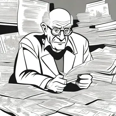 The cartoonist had to prepare hundreds of sketches before creating the final illustrations for the comic strip.