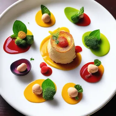The chef prepared the dish with such precision and creativity that it looked like a masterpiece in an art gallery.