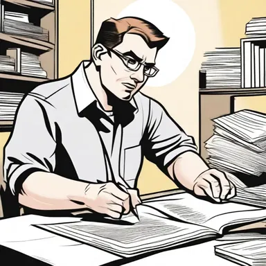 The writer prepares the script for the comic book, ensuring engaging dialogue and captivating images.