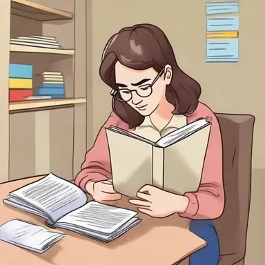 She reluctantly started reading the assigned literature for her English class.