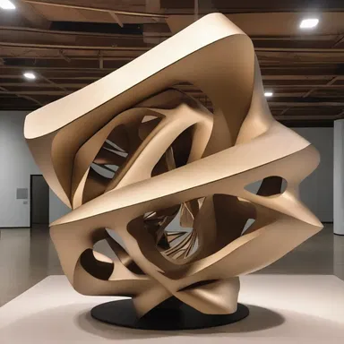 The artist created a visually stunning polyphase sculpture that showcased different angles and perspectives.