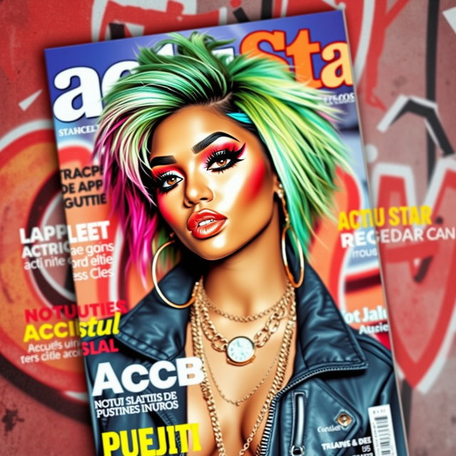 Meet the Game-Changer: Stunning Female Rapper on Actu Star Cover