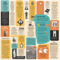 Graphic poster illustrating the diverse roles of sound in society, showcasing different sound-centric occupations and daily activities, with the phrase 'The Sound of Society' as the main tagline.