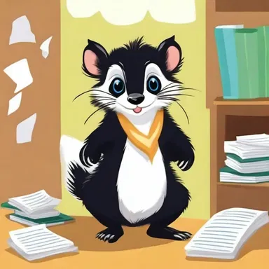 Why did the skunk go to college? To get a degree in stinkiness!