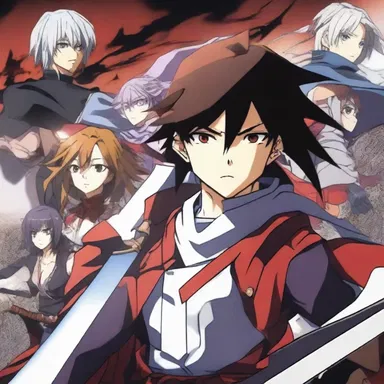 In the anime series, the protagonist often experiences vivid premonitions of upcoming battles.