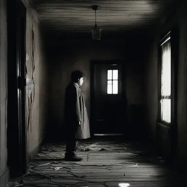 As the protagonist entered the haunted house, a premonition of danger filled the air, setting the suspenseful tone of the film.