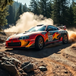 Unleash the Beast: Toyota Supra MK5 Rally Car