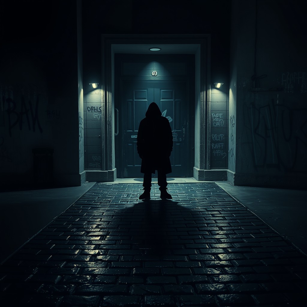 A hauntingly atmospheric representation of a 'damned entrance' inspired by the songs of the Russian group B