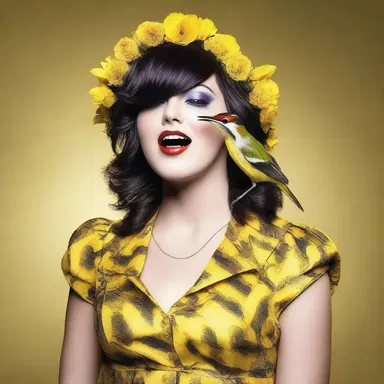 The fashion industry often uses the term 'warbler' to describe a singer with a unique and beautiful voice.