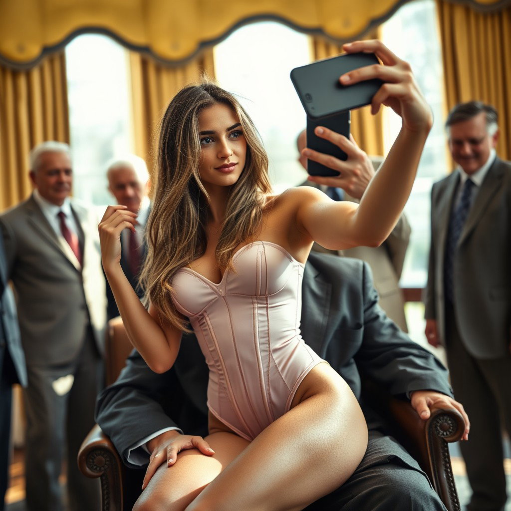 A captivating 19-year-old Arabic woman with a gorgeous, slender physique featuring thin breasts, a tiny waist, and very wide hips