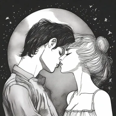 As they kissed under the moonlight, he gently traced the outline of her occipital vein with his finger.