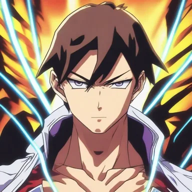 In the gripping anime series, the protagonist's special power was to manipulate energy through his occipital vein.