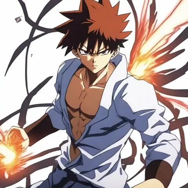 In the gripping anime series, the protagonist's special power was to manipulate energy through his occipital vein.