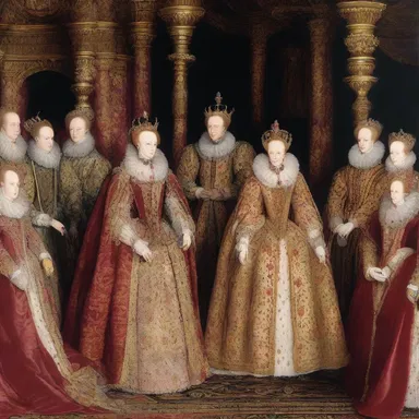 The coronation ceremony of Queen Elizabeth I was a splendid event, filled with grandeur and beauty.