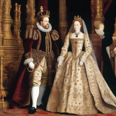 The coronation ceremony of Queen Elizabeth I was a splendid event, filled with grandeur and beauty.