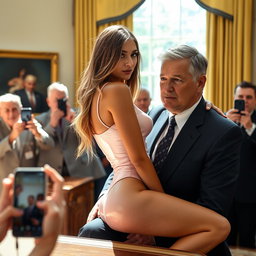 A stunning 18-year-old Arabic woman, characterized by her gorgeous thin and petite frame, featuring small breasts, a tiny waist, and very wide hips