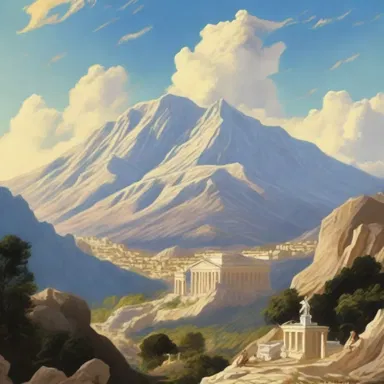 In Greek mythology, Mount Olympus was described as a splendid place, where gods and goddesses resided.