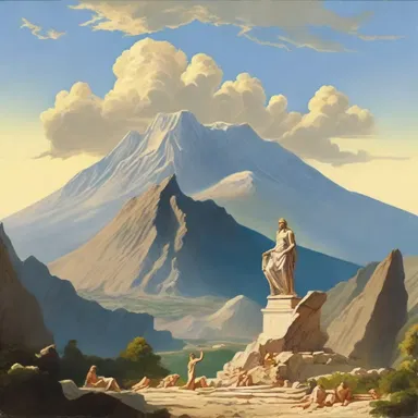 In Greek mythology, Mount Olympus was known as the home of the splendid gods and goddesses.