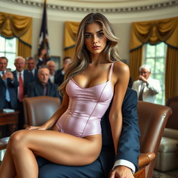 A breathtaking 18-year-old Arabic woman, showcasing a thin and petite figure with small breasts, a tiny waist, and very wide hips