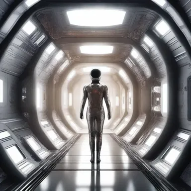 In the futuristic novel, humans have developed optimal technology that enables interstellar travel.