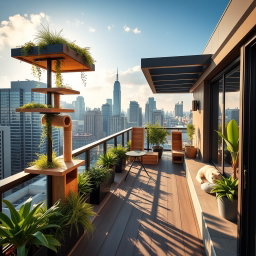 Elevate Your Space: Rooftop Catification Area