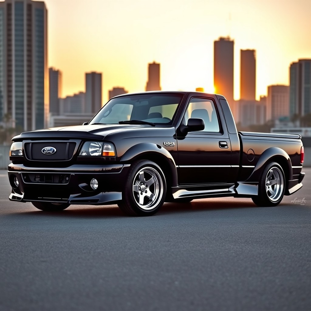 Sleek & Sporty 2000 Ford Ranger: A Bold Urban Statement