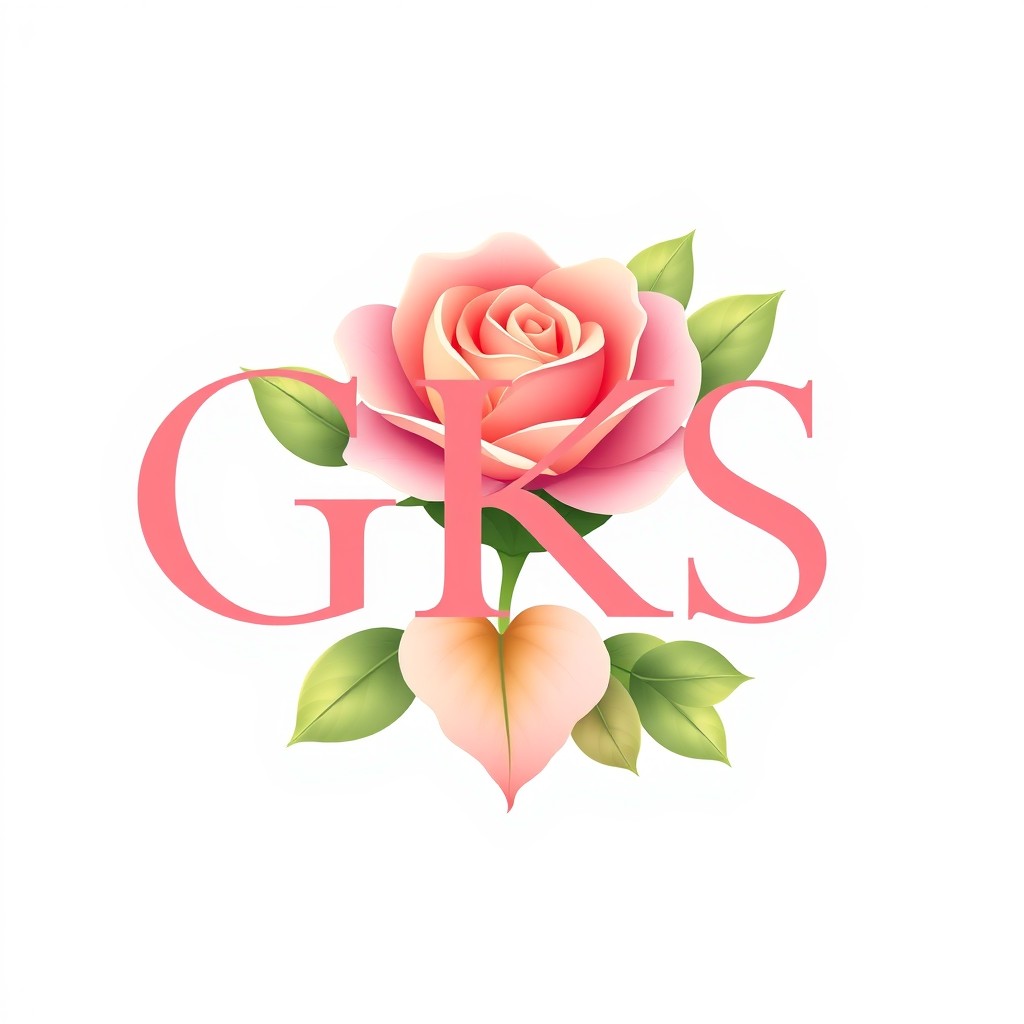 A vibrant logo design featuring the initials 'GKS'