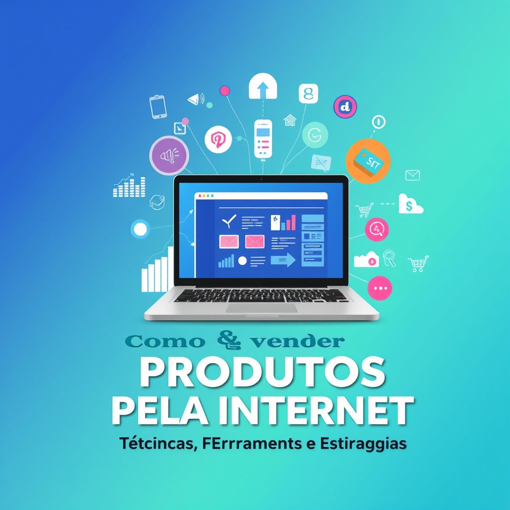 A visually appealing ebook cover design focused on selling products online