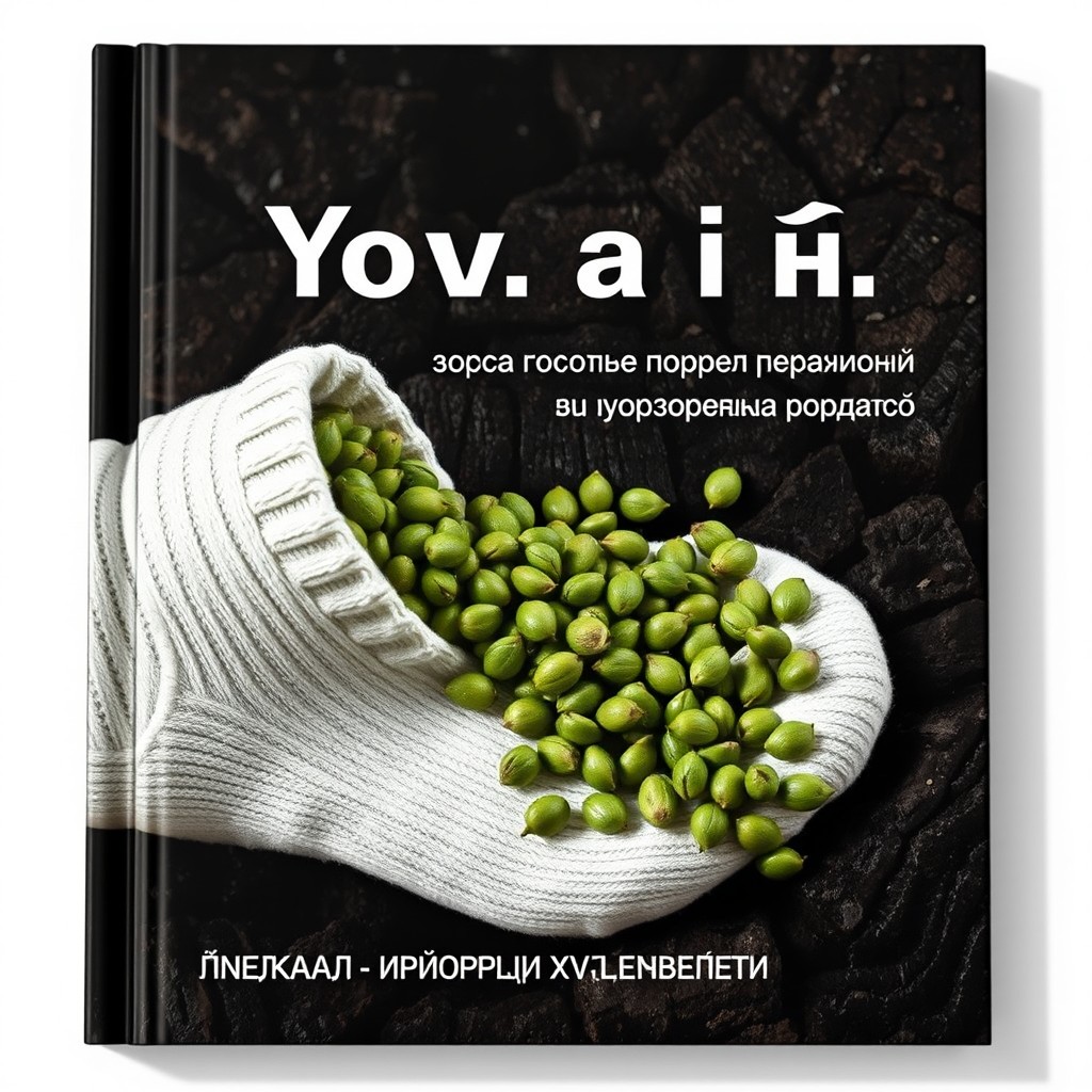 Book cover in a minimalist style featuring a close-up shot of an old but clean white sports sock