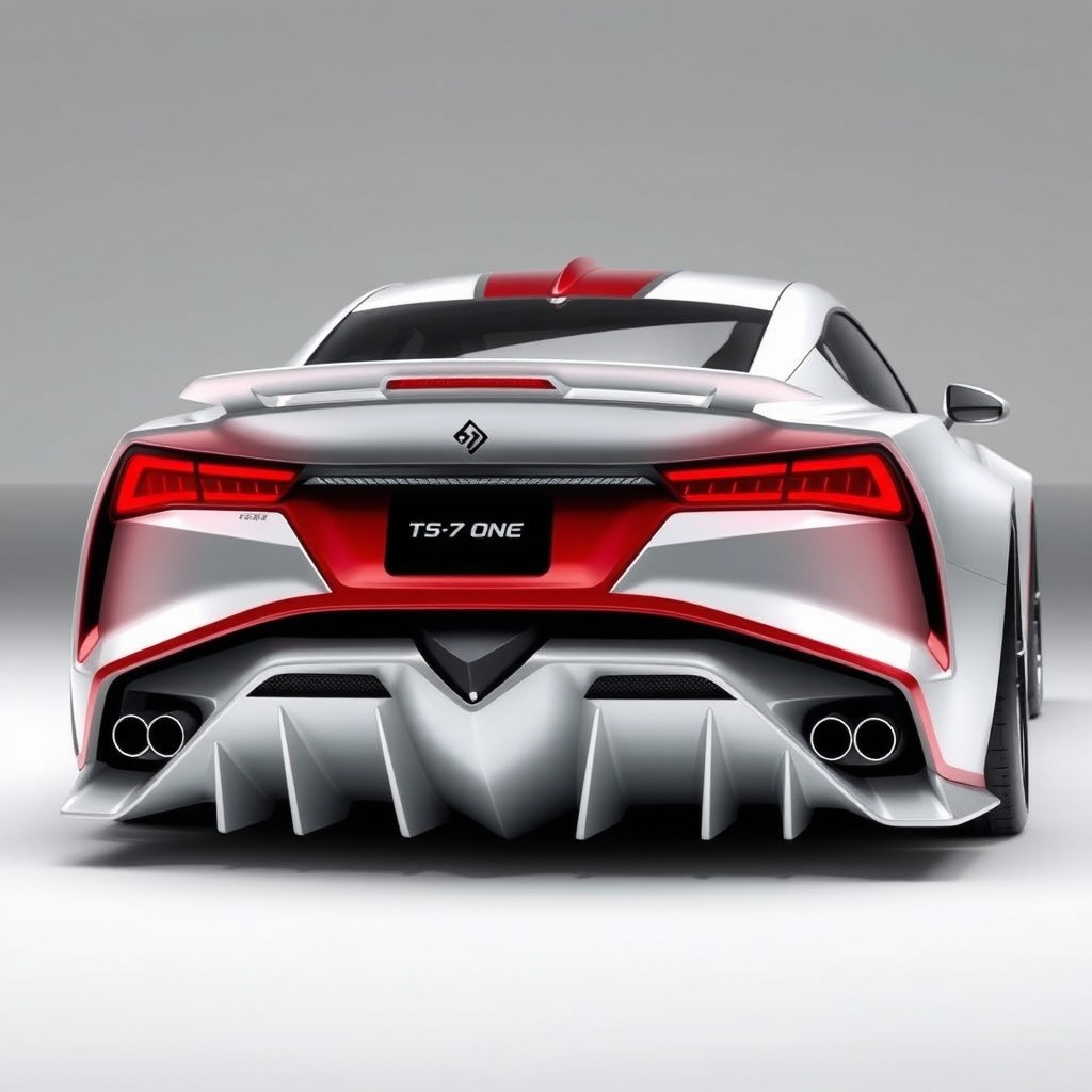 A concept of the Toshisan modelo TS-7 One, a sporty car designed with elegance for street racing
