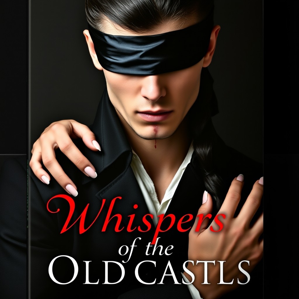 A captivating book cover featuring a portrait of a 19th-century male hunter with long black hair tied back in a polished ponytail