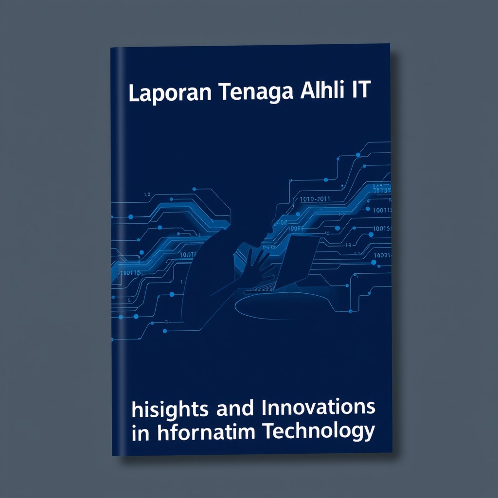 A professional book cover design for an IT expert's report