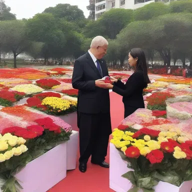 As a sign of reconciliation, he gave her a peace offering of flowers and chocolates.
