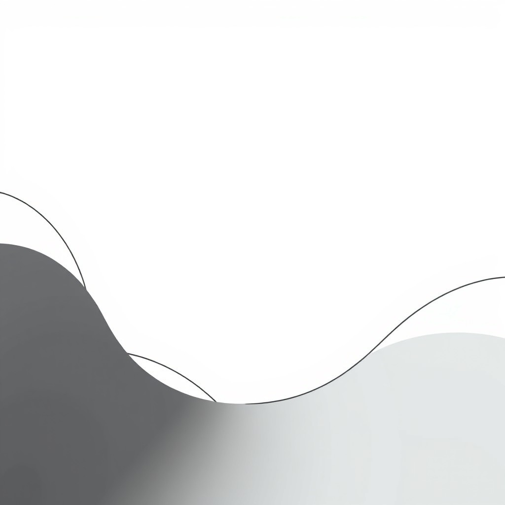 A minimalistic and elegant background design for a book cover, showcasing a smooth gradient that seamlessly blends shades of gray, mint green, and black