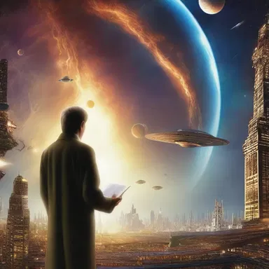The pleasurable experience of reading science fiction novels transports readers to imaginative and exciting worlds.